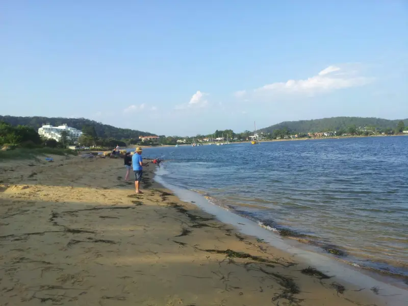 Umina Beach looking towards Ettalong