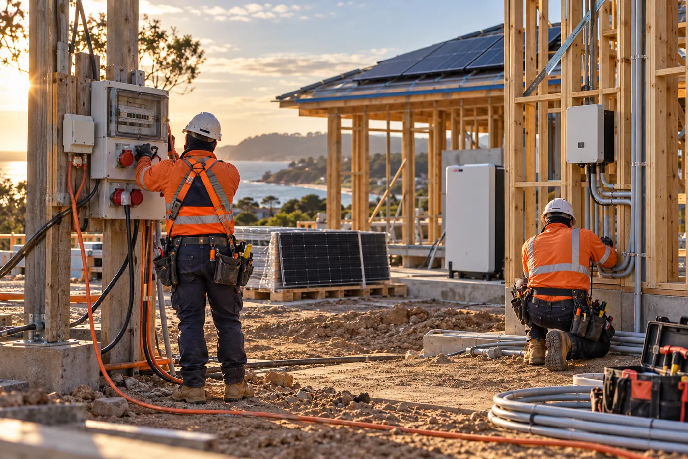 Solar & Battery Connections - electrician on the Central Coast