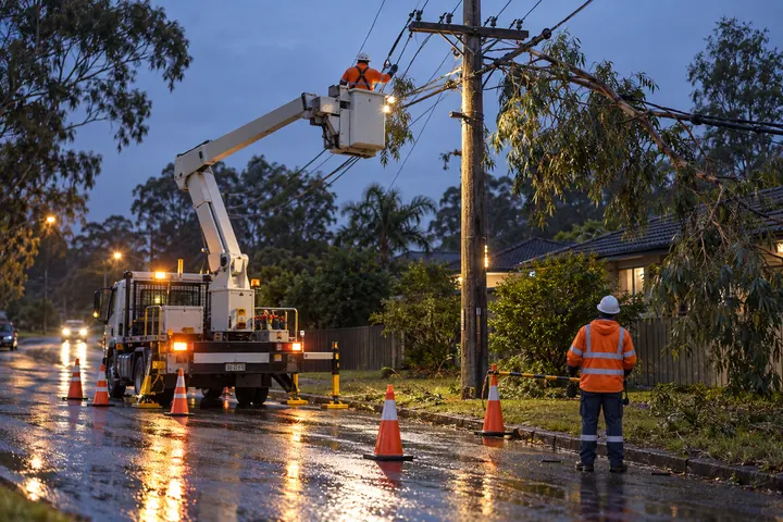 Storm damage to your power line: what to do in the first hour