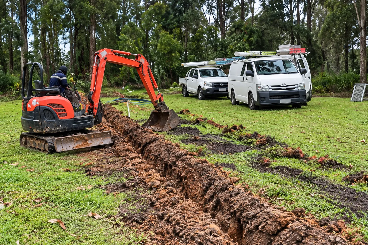 Underground Power Lines (UD) - Level 2 electrician on the Central Coast